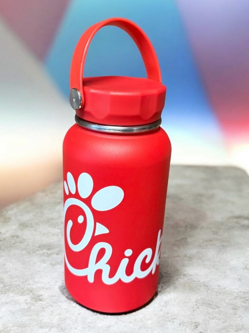 Chick-Fil-A Stainless Steel Wide Mouth Bottle Thermos 33oz Limited Edition New